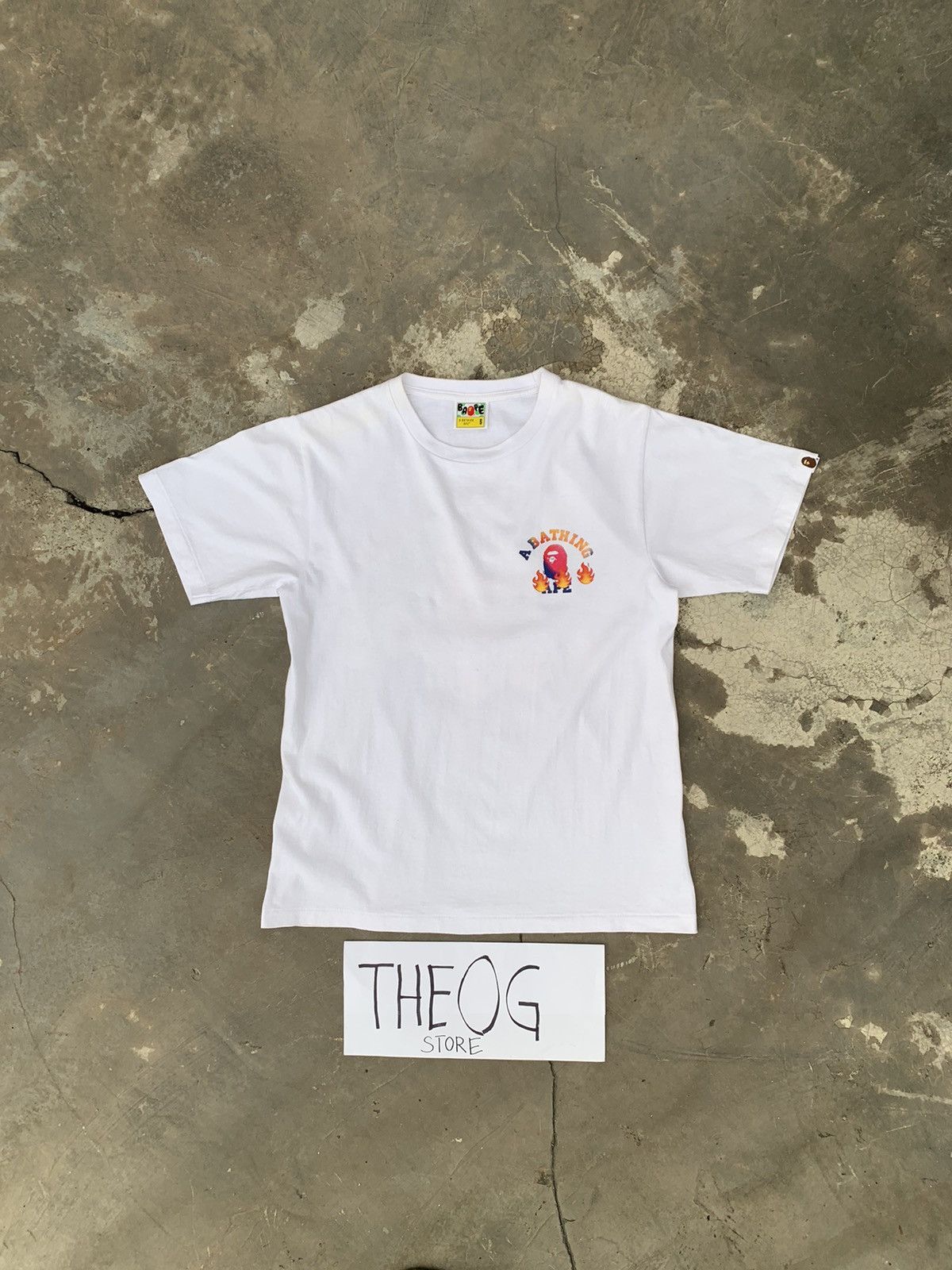 Bape Bape College Emoji Tee | Grailed