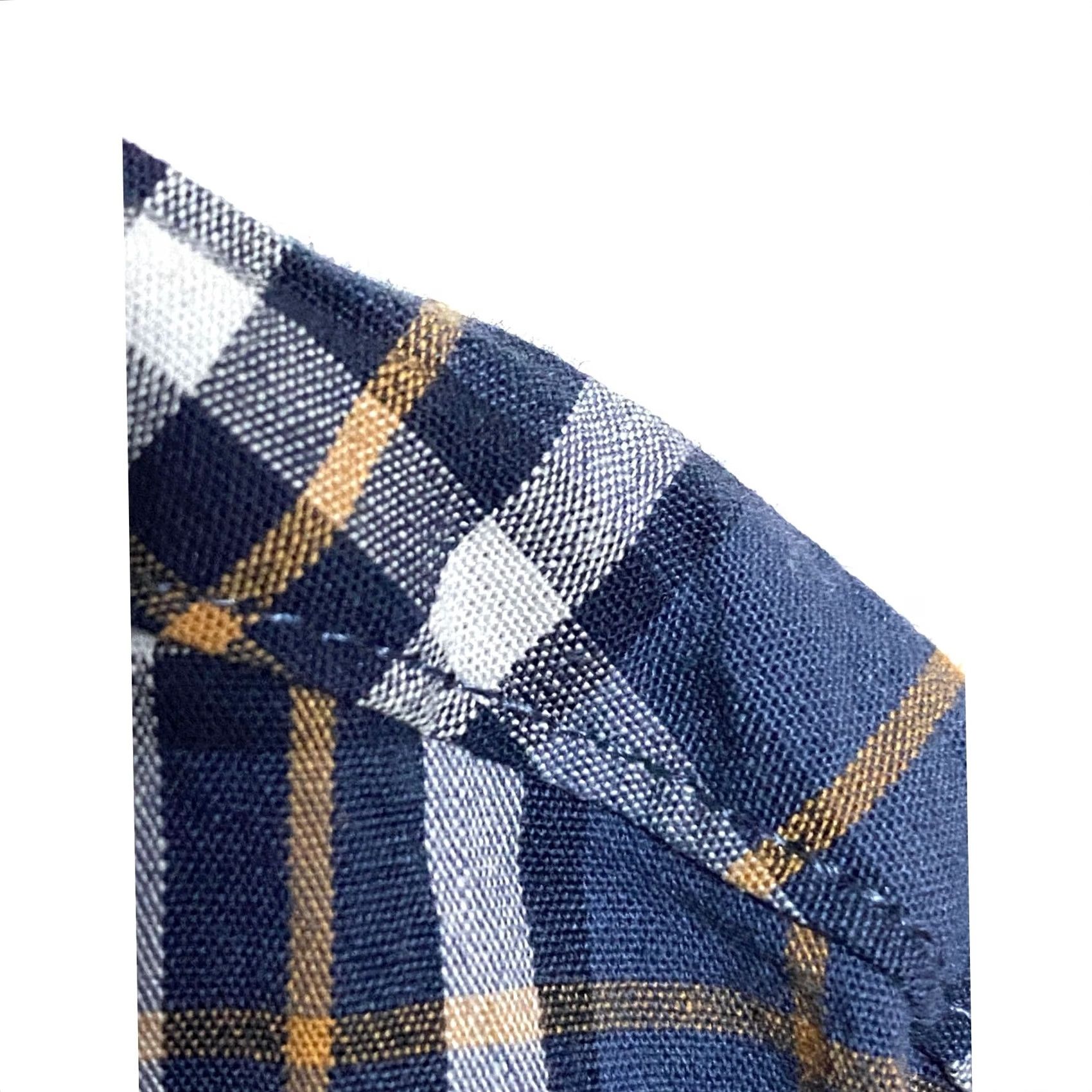 Vintage VINTAGE Tailor Luxe Performance Mens 2XL Blue Plaid Button-Down Shirt Flip Cuffs Shirt Mens Blue Plaid Button-Down Size US XXL / EU 58 / 5 - 5 Thumbnail
