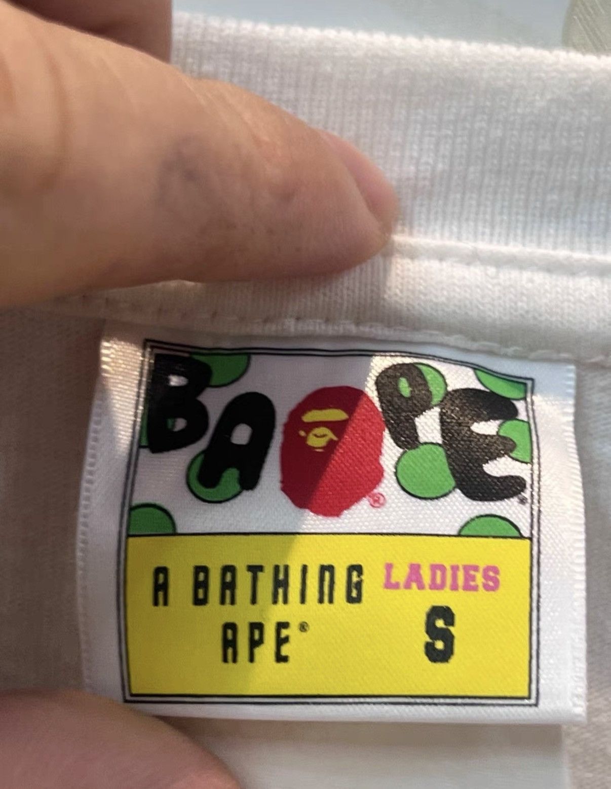 Bape BAPE OG Nigo era white short-sleeve T-shirt Size US S / EU 44-46 / 1 - 3 Thumbnail
