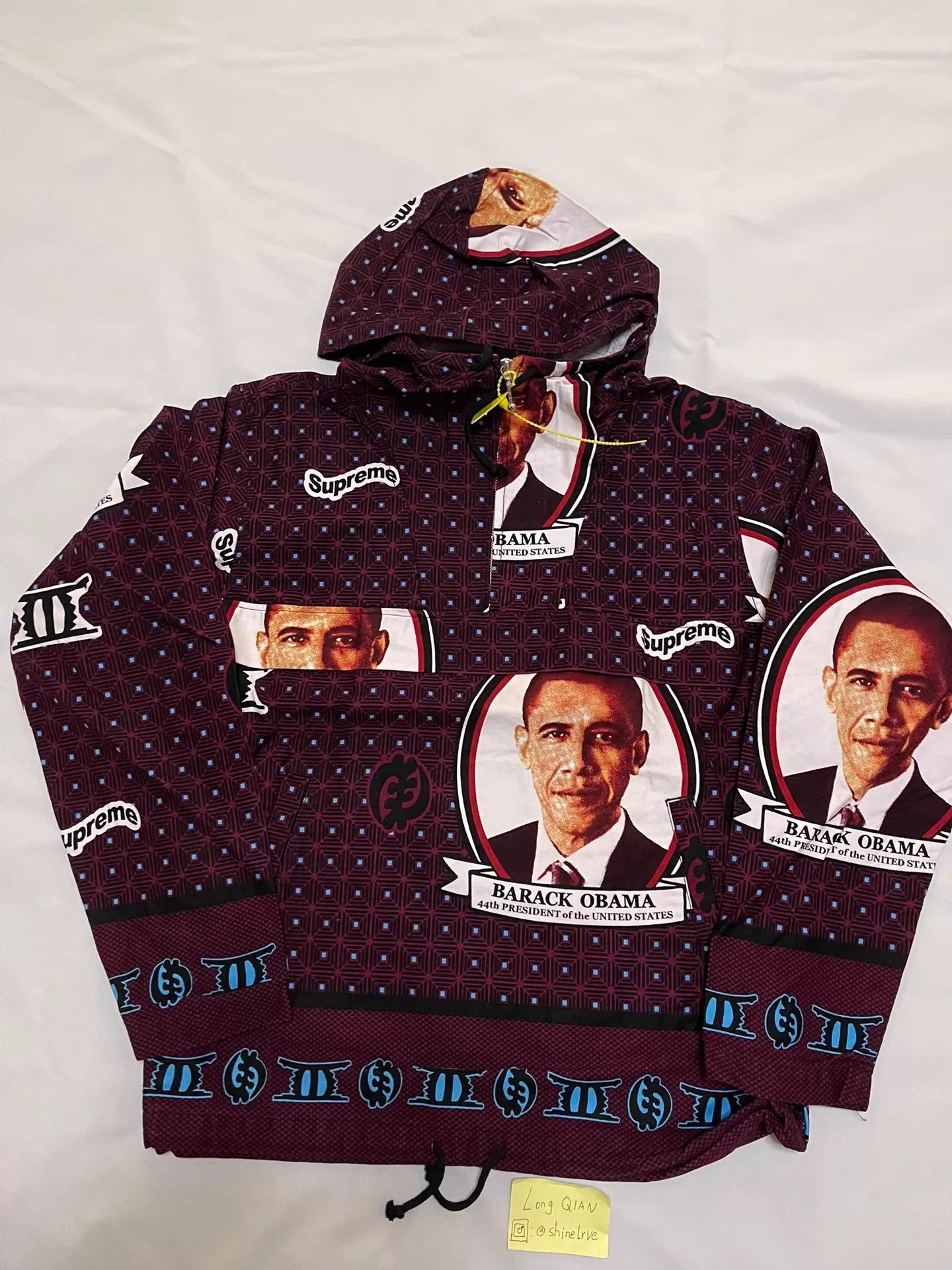 Supreme Supreme Anorak Wine Red M New with Tags Size US M / EU 48-50 / 2 - 1 Thumbnail