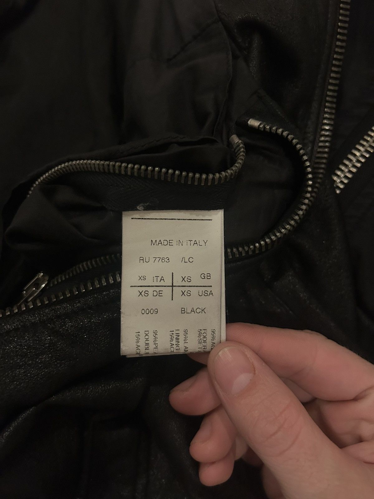 Rick Owens Rick Owens Intarsia Jacket Blistered Lamb Size US S / EU 44-46 / 1 - 13 Thumbnail
