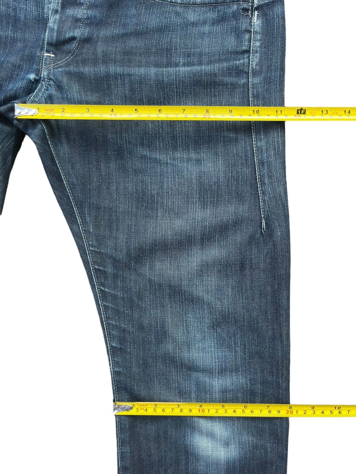 G-Star × Hypebeast Vintage G Star Raw 3301 Blade Navy Washed Buttonfly Jeans Size US 32 / EU 48 - 19 Thumbnail