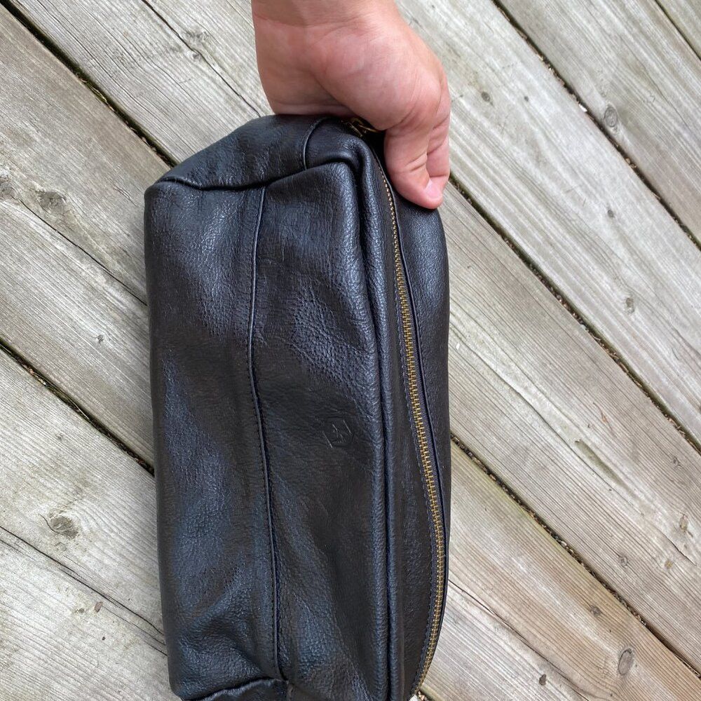 Vintage Vintage In Pell Italy Leather Bag Black Size ONE SIZE - 4 Thumbnail