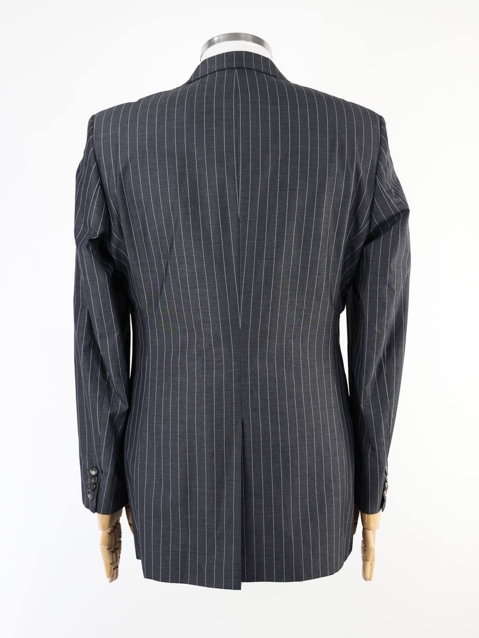 Hugo Boss HUGO BOSS Striped cotton blazer jacket Size 52R - 4 Thumbnail