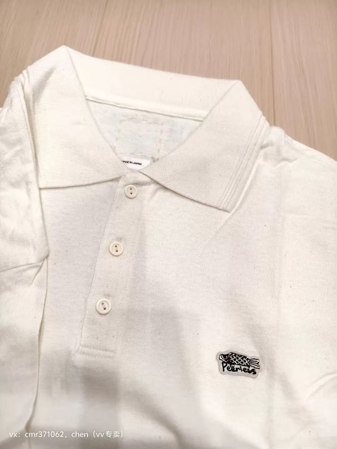 Visvim VISVIM-22SS-JUMBO-WELLER-S/S-POLO-white2-5-Carp-Embroidered Size US XXL / EU 58 / 5 - 4 Thumbnail