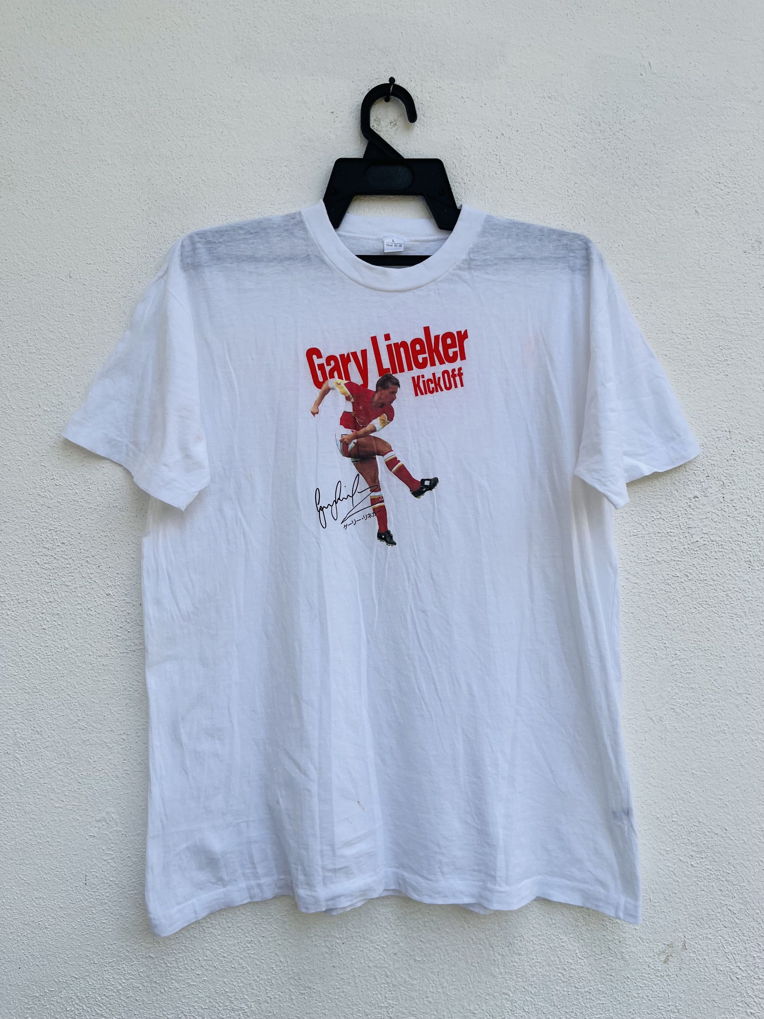 Vintage Gary Linker Kick Off Professional Football Shirt