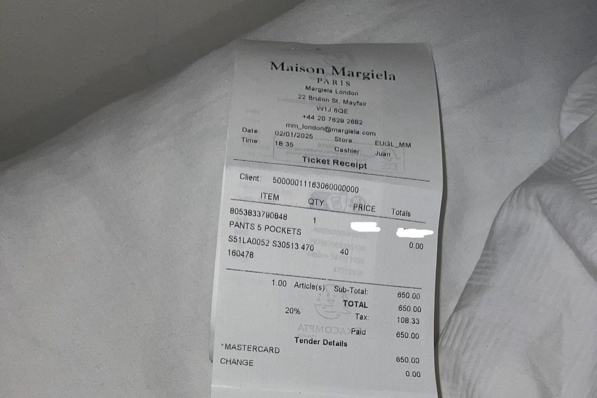 Maison Margiela Margiela unisex straight leg denim with contrasting pockets Size US 40 / EU 56 - 13 Thumbnail