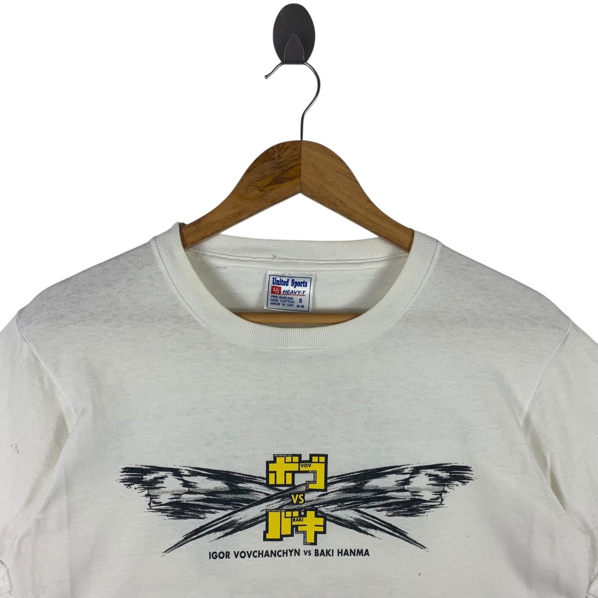 Anime × Japanese Brand Vintage IGOR VOVCHANCHYN X BAKI HANMA Japanese anime tee Size US S / EU 44-46 / 1 - 3 Thumbnail