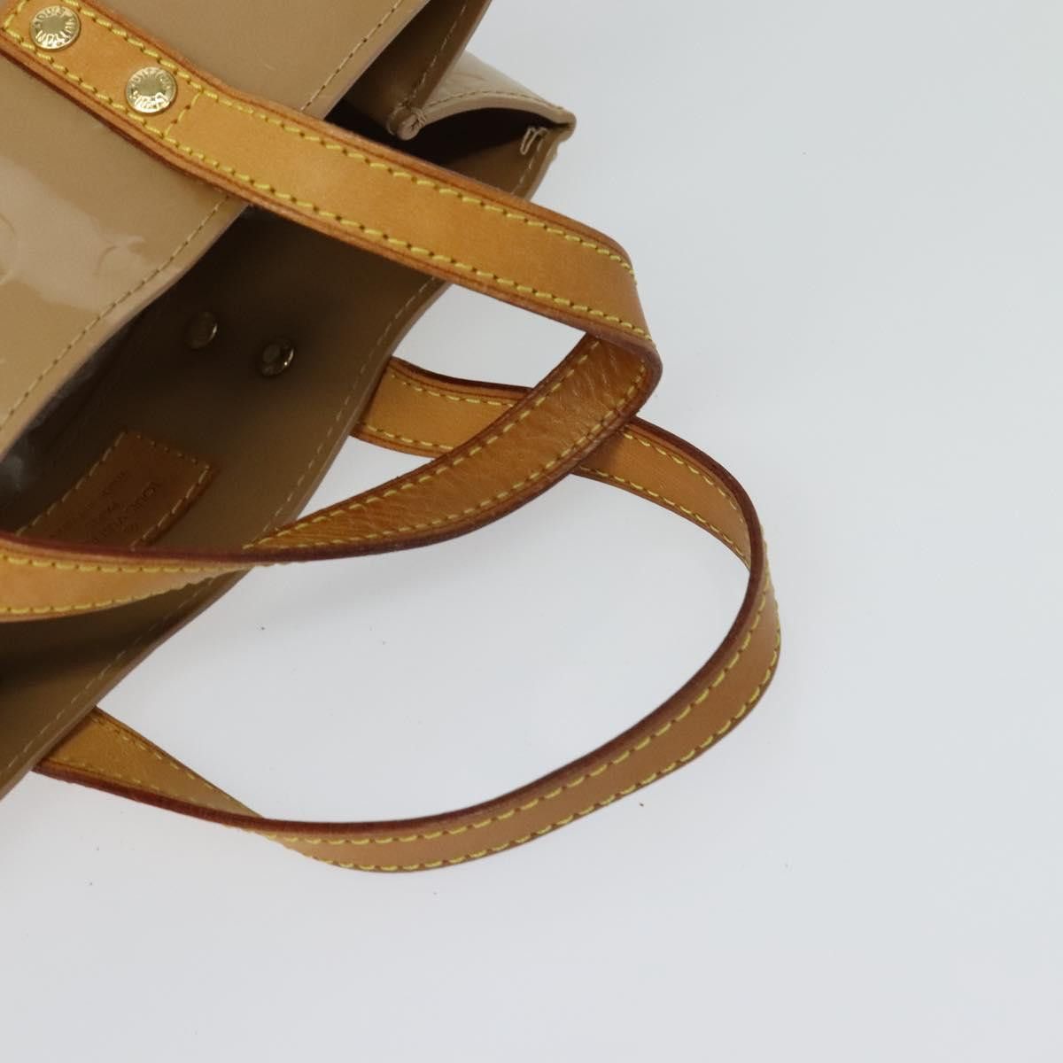 Louis Vuitton LOUIS VUITTON Monogram Vernis Reade PM Hand Bag Noisette Size ONE SIZE - 7 Thumbnail
