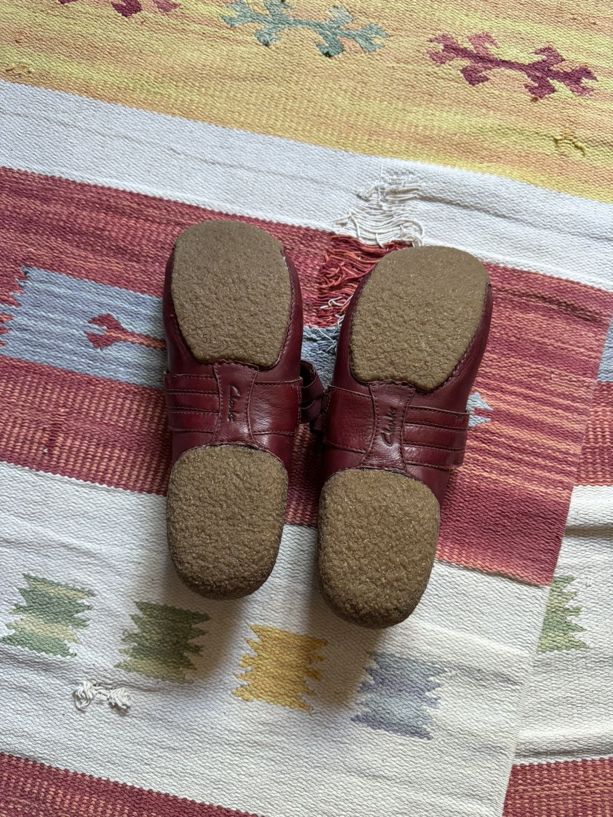 Clarks Vintage 00’s Clarks Air y2k Genuine Leather Flats Size US 8 / IT 38 - 7 Thumbnail