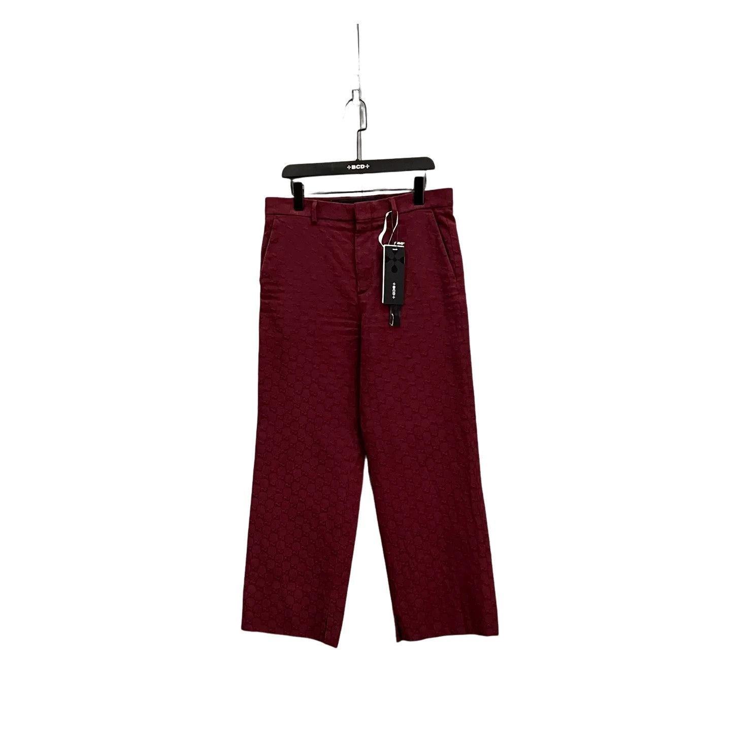 Gucci Gucci GG Monogram Red Casual Pants Size 32 Size US 32 / EU 48 - 1 Thumbnail