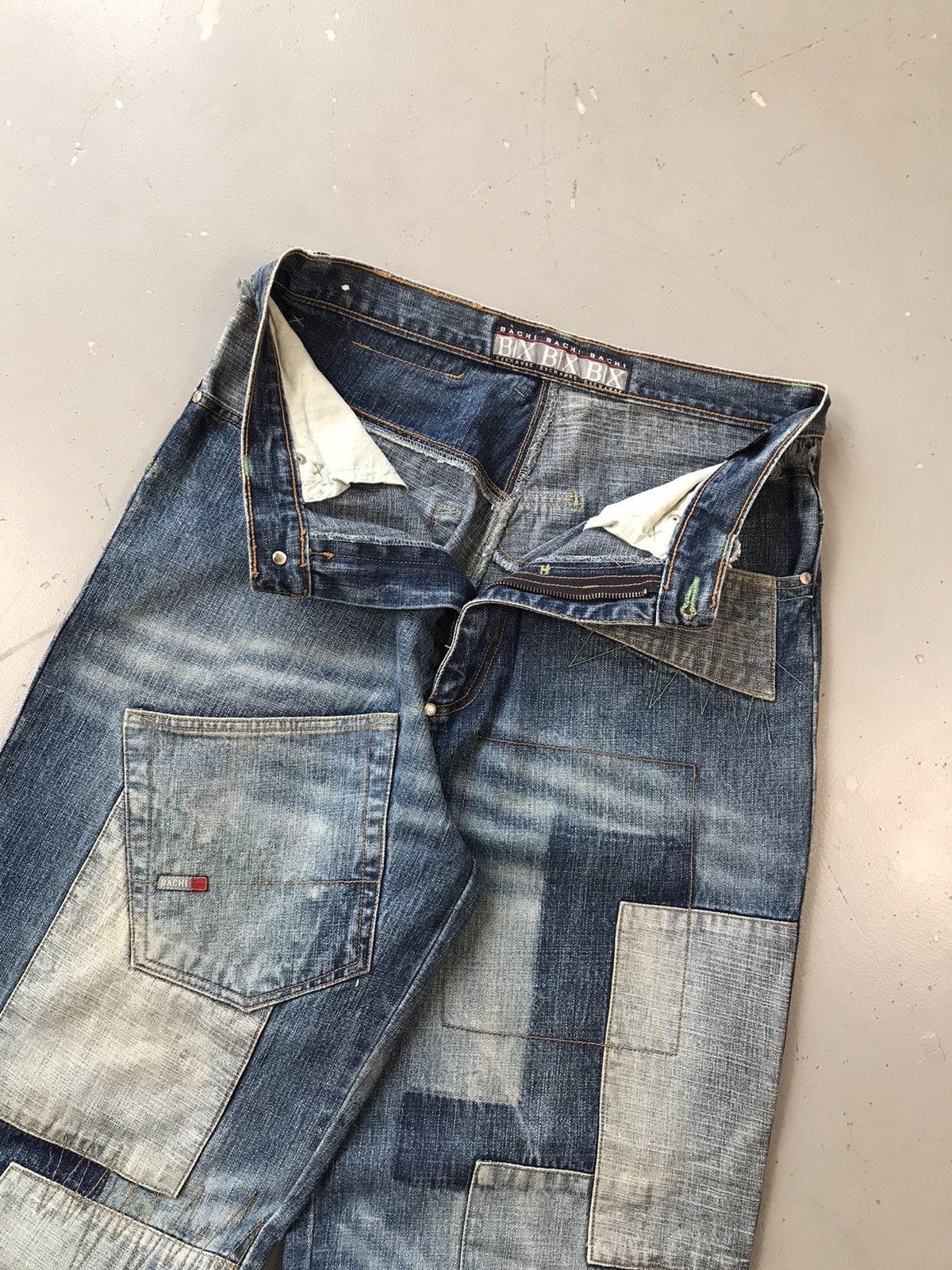 JNCO × Southpole × Vintage Vintage bix bix bix rework straight denim Size US 32 / EU 48 - 5 Thumbnail