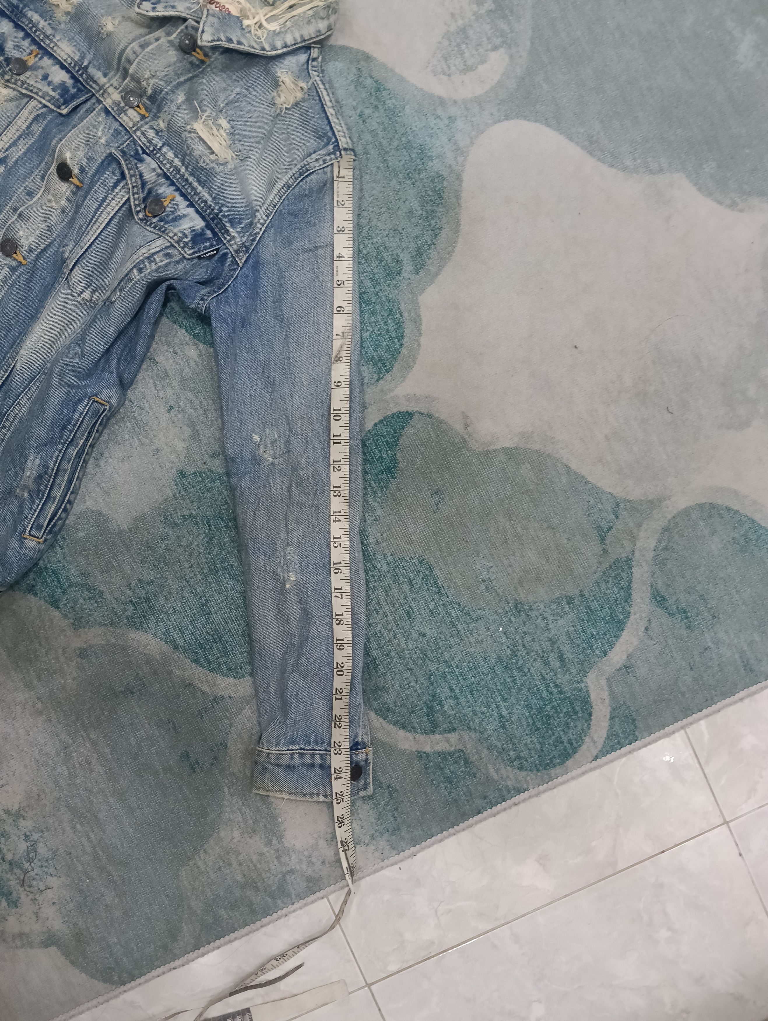MOUSSY × Vintage Vintage Moussy Distressed Style Jacket Size L / US 10 / IT 46 - 14 Thumbnail
