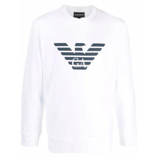 Emporio Armani EMPORIO ARMANI Men Tops 1JRIZ 8N1MR6 F108 WHITE Size US S / EU 44-46 / 1 - 1 Thumbnail