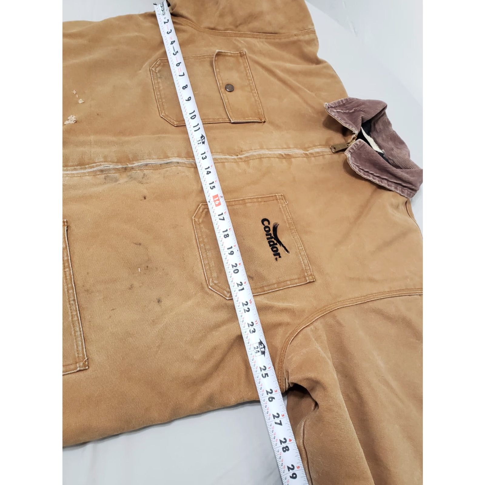 Vintage VINTAGE Condor Jacket Utility Work Mens Size L Tan Brown Full Zip 3WE40 Size US L / EU 52-54 / 3 - 5 Thumbnail