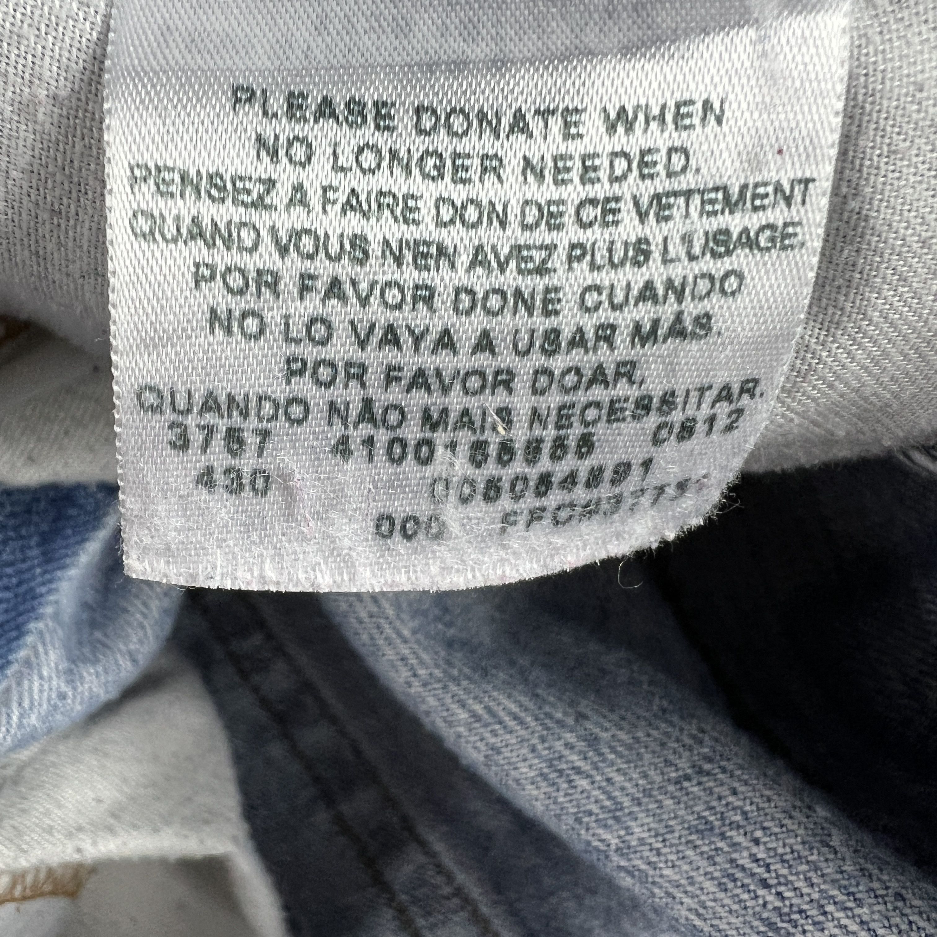 Levi's Levi's Jeans 505 Straight Blue Faded Whiskers Cotton Denim Size US 34 / EU 50 - 9 Thumbnail