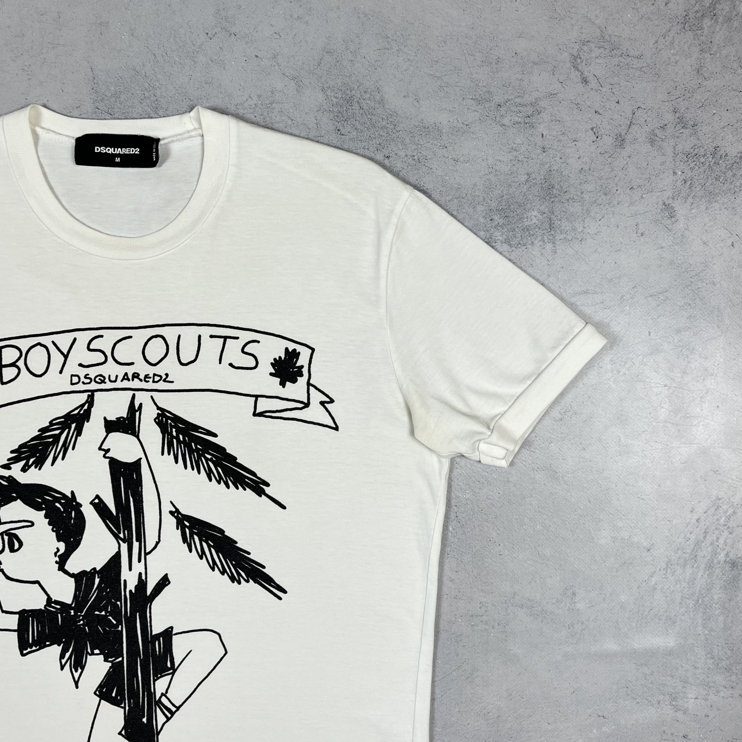 Dsquared2 Luxury Dsquared2 Boyscouts Big Logo T Shirt Size US M / EU 48-50 / 2 - 3 Thumbnail
