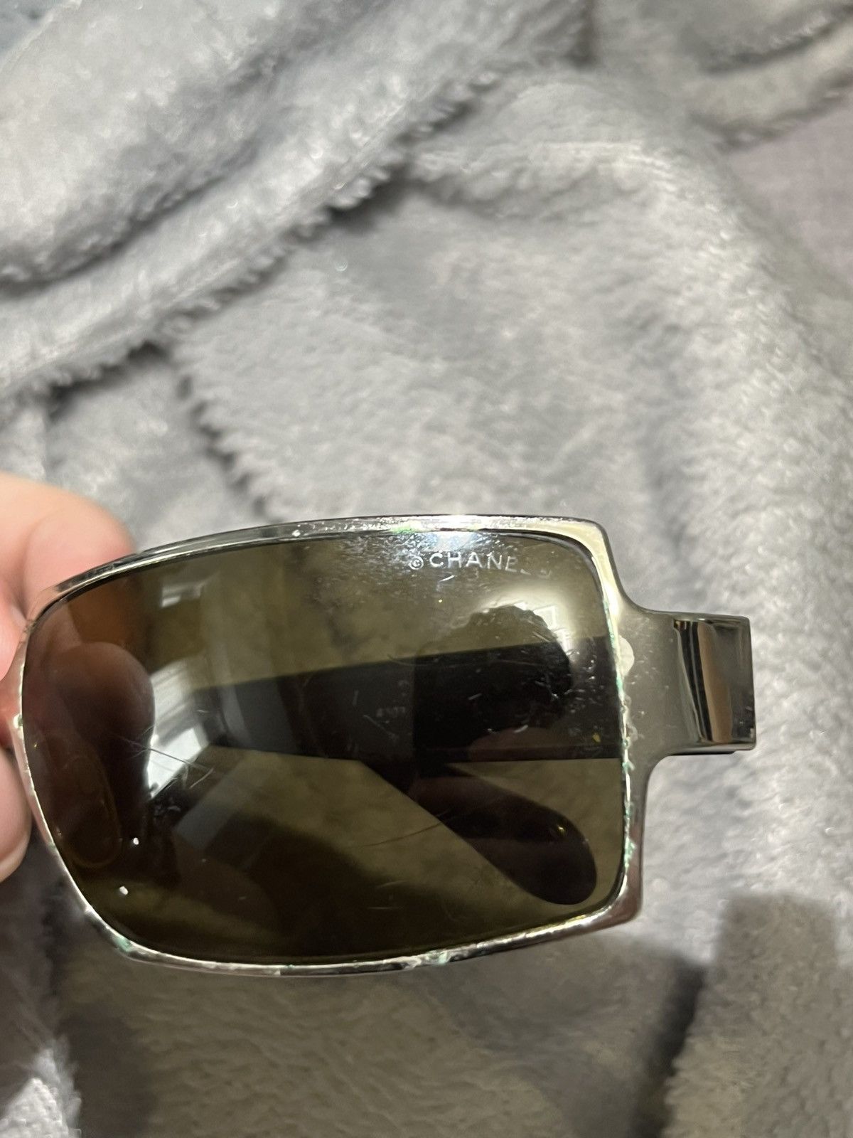 Chanel Vintage Y2K Chanel silver sunglasses Size ONE SIZE - 7 Thumbnail