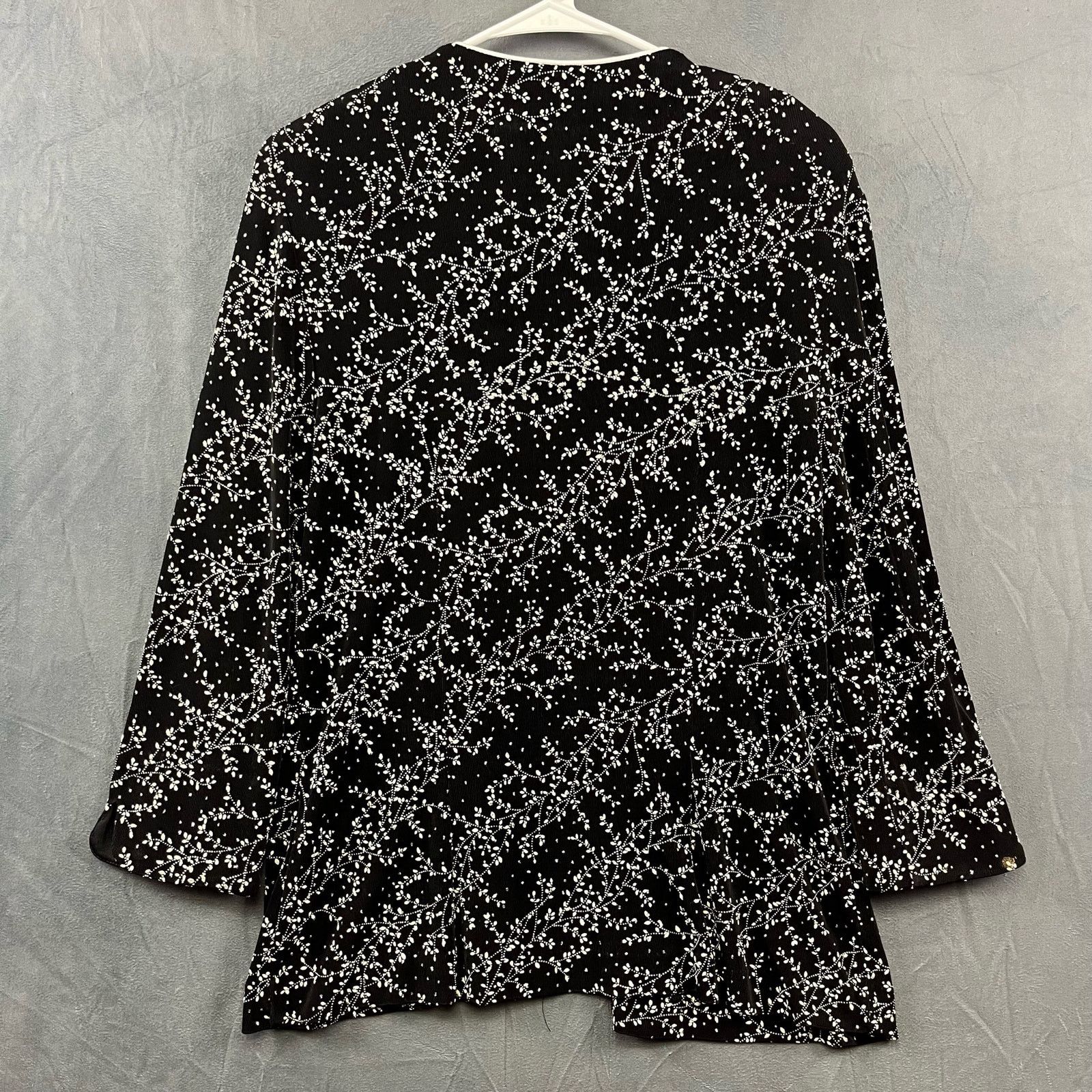 Alex Evenings Alex Evenings Glittery Embroidered Satin Trim Jacket Large Size L / US 10 / IT 46 - 9 Thumbnail