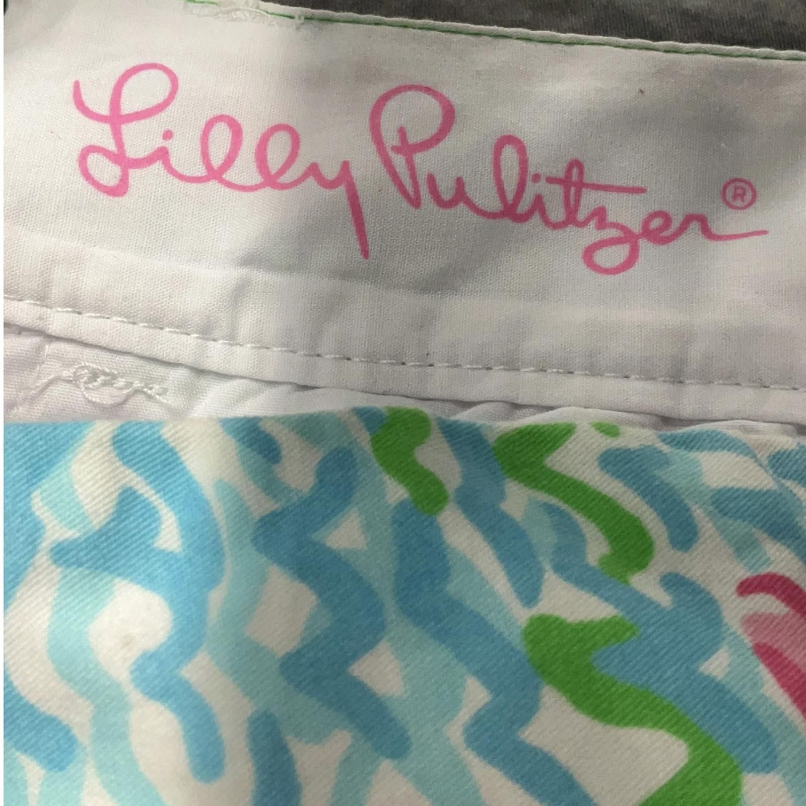 Other Lilly Pulitzer Size 2 Shorts with Lobster Print Size 26" / US 2 / IT 38 - 3 Thumbnail