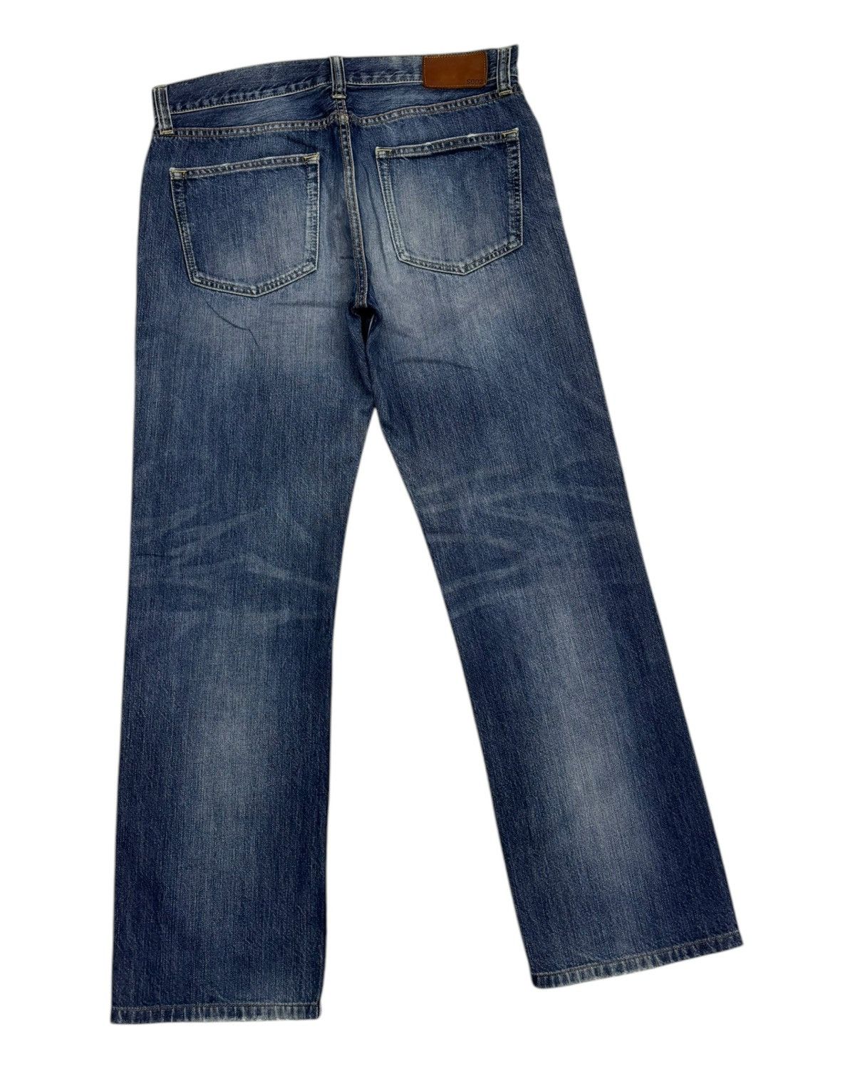 Undercover × Uniqlo 🔥VINTAGE UNIQLO S002 REGULAR DISTRESSED JEAN Size US 34 / EU 50 - 4 Thumbnail