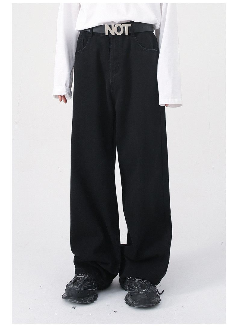 Japanese Brand × Jean Japanese retro washed loose straight jeans Size US 32 / EU 48 - 1 Thumbnail