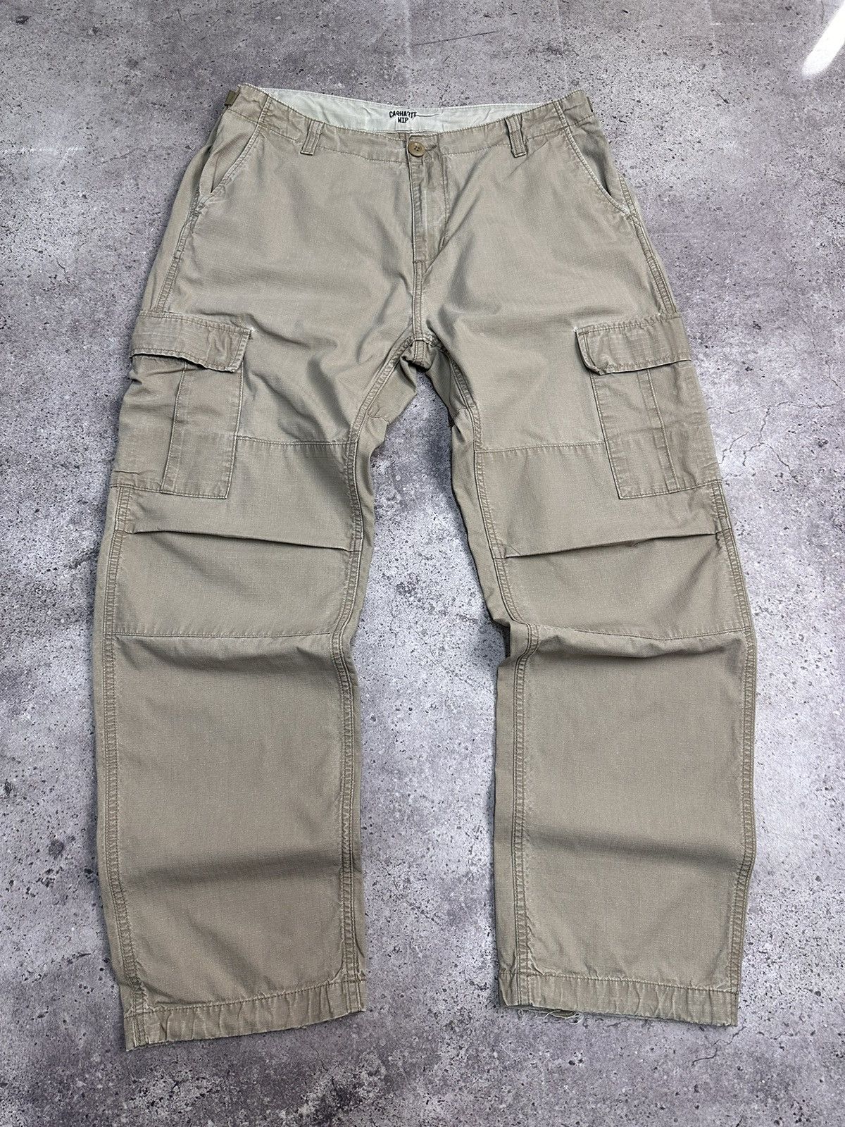 Carhartt Vintage Cargo Baggy Carhartt Wip Y2K double Knee SK8 USA Size US 32 / EU 48 - 2 Thumbnail