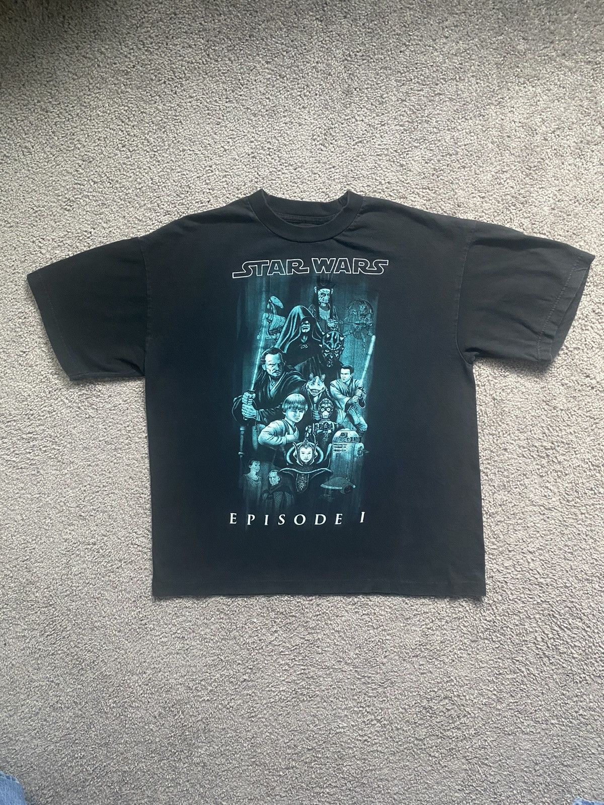 Vintage Vintage Star Wars Tee Shirt Size US L / EU 52-54 / 3 - 1 Thumbnail