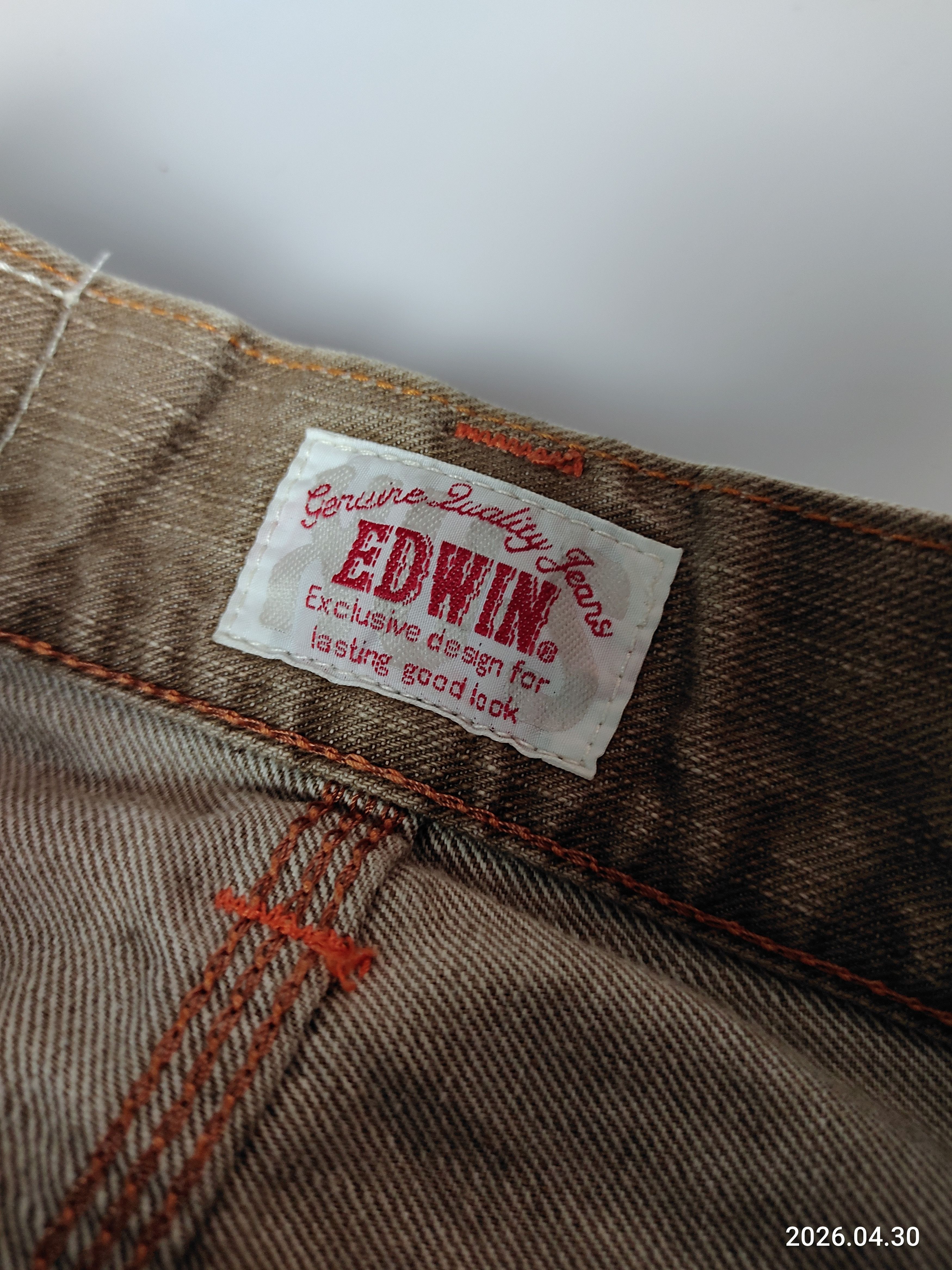 Edwin EDWIN EXCLUSIVE VINTAGE DISTRESS DENIM JEANS Size US 30 / EU 46 - 8 Thumbnail