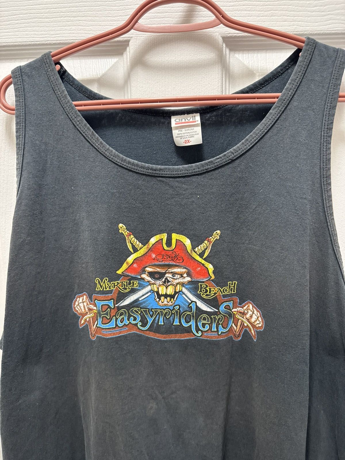Anvil Anvil Vintage 2005 Myrtle Beach Biker Easyriders Motorcycle Size US XL / EU 56 / 4 - 3 Thumbnail