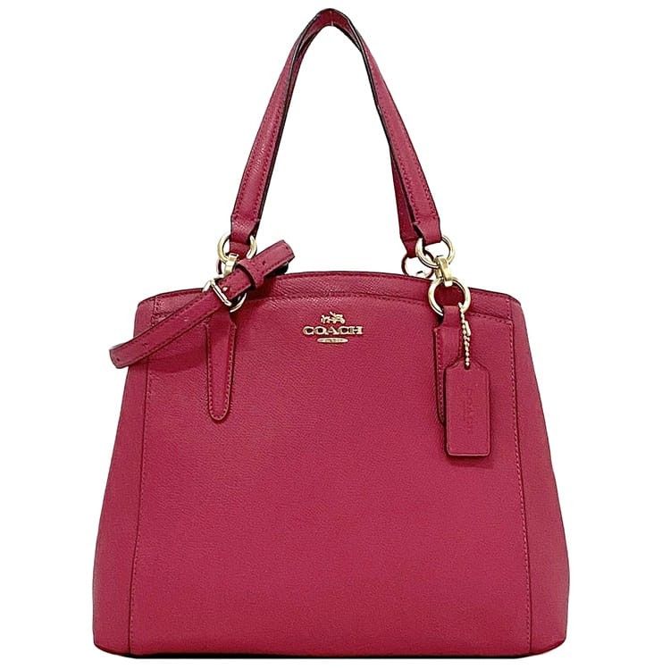 Coach COACH Handbag Pink Leather Size ONE SIZE - 1 Thumbnail
