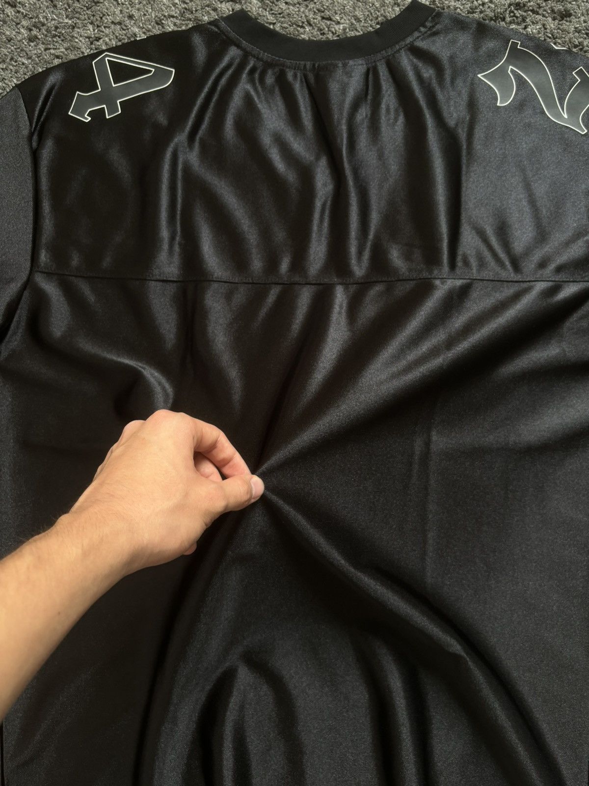 Japanese Brand × Vintage Vintage wave girl number 24 satin black football jersey Size US M / EU 48-50 / 2 - 15 Thumbnail
