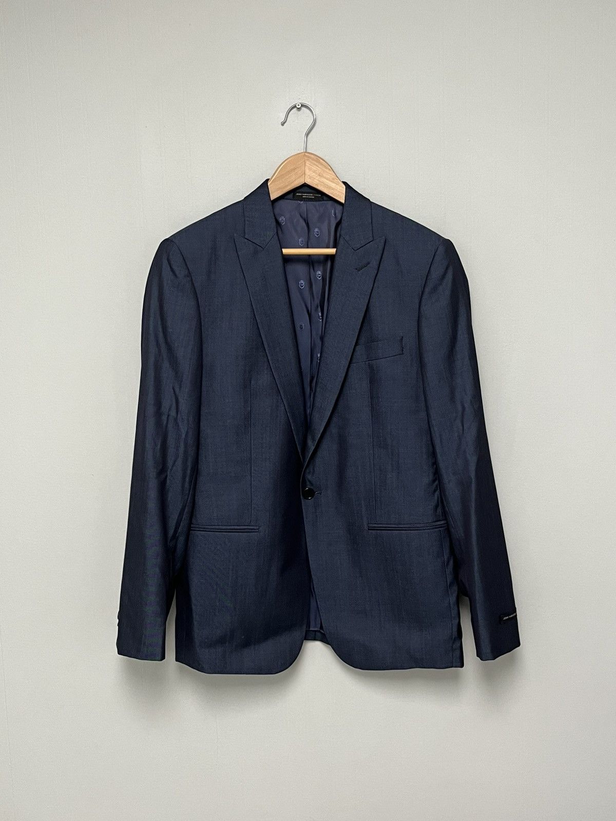 John Varvatos Blue suit. Pants and jacket. Medium Size 40R - 8 Thumbnail