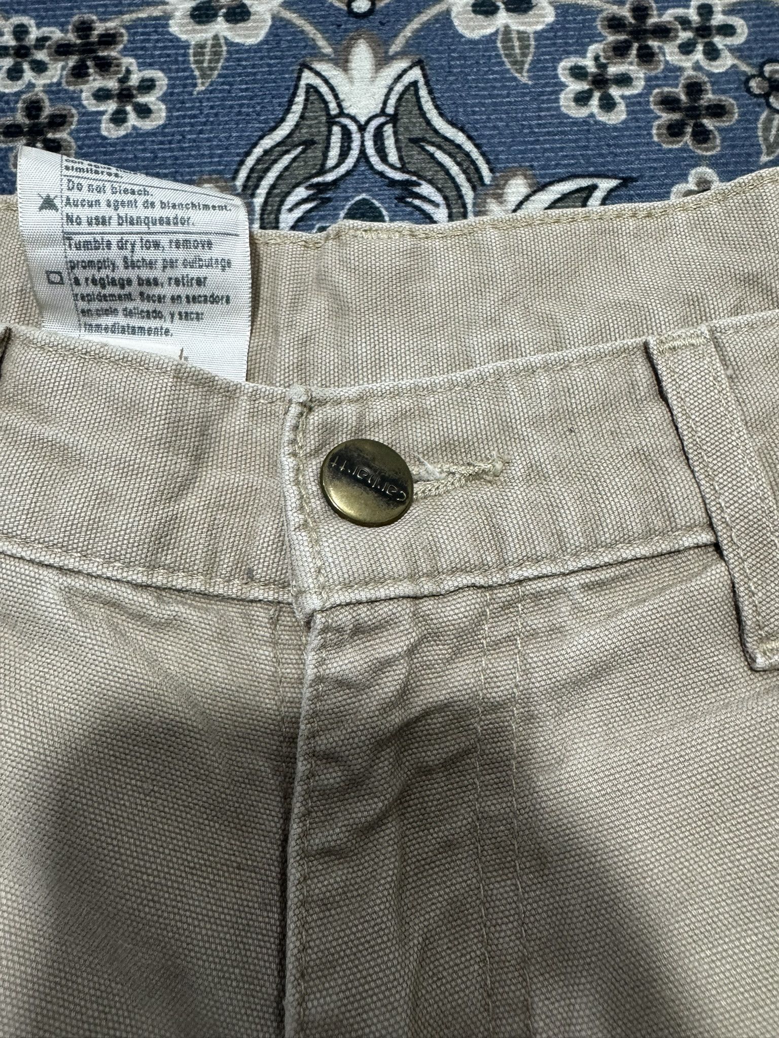 Carhartt × Carhartt Wip Vintage Carhartt Distressed Carpenter Pants Sun Faded Size US 32 / EU 48 - 6 Thumbnail