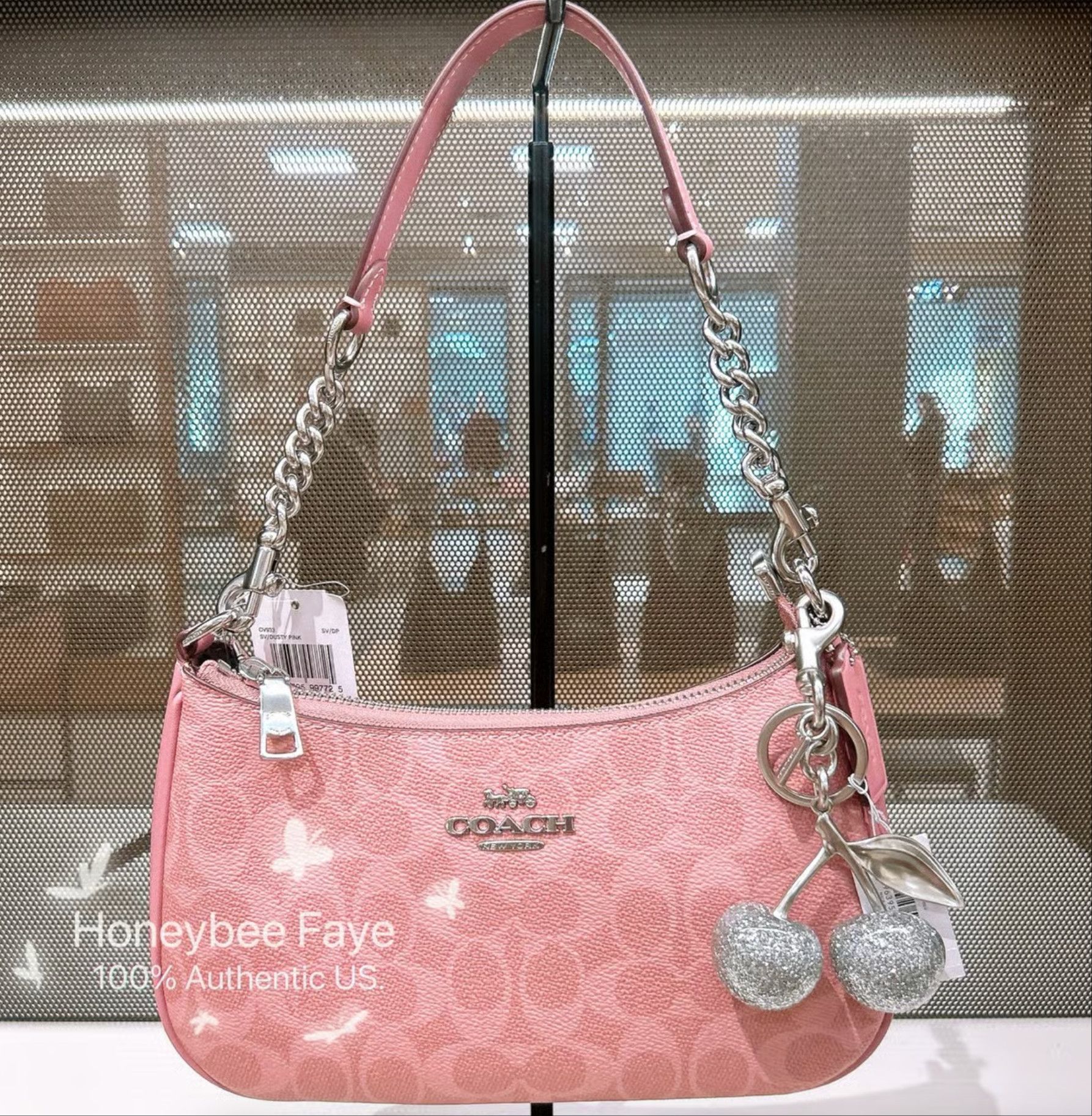 Coach NWT Coach Cherry Bag Charm/keychain sliver color Size ONE SIZE - 4 Thumbnail