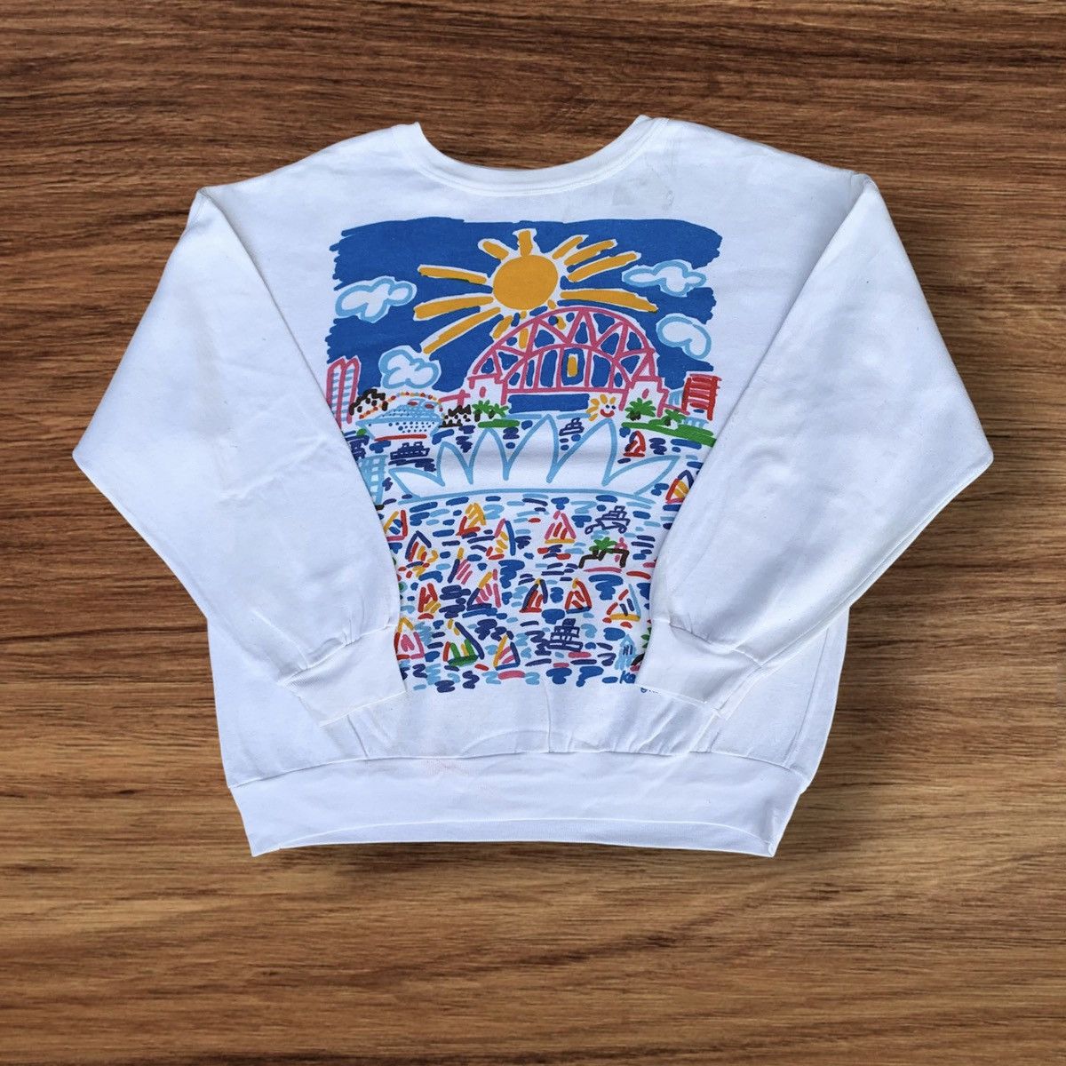 Designer Vintage 80s Ken Done 1986 Australia Designer Crewneck Size S / US 4 / IT 40 - 1 Thumbnail