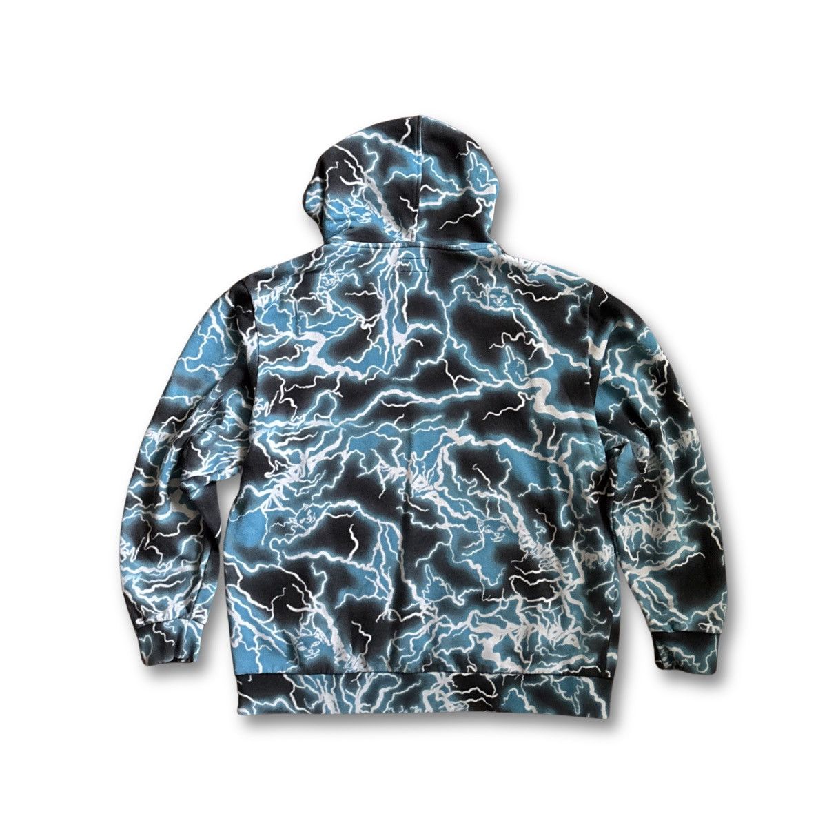 RIPNDIP RIPNDIP Blue Lightning All Over Print Hoodie Mens Large Size US L / EU 52-54 / 3 - 8 Thumbnail