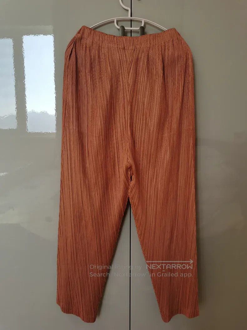 Issey Miyake Issey Miyake size:5 Brown Pleated Pants Size 31" - 3 Thumbnail