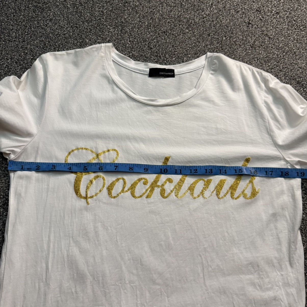 Dsquared2 Chic and Fit Cocktails Iron on Tee Size US M / EU 48-50 / 2 - 10 Thumbnail