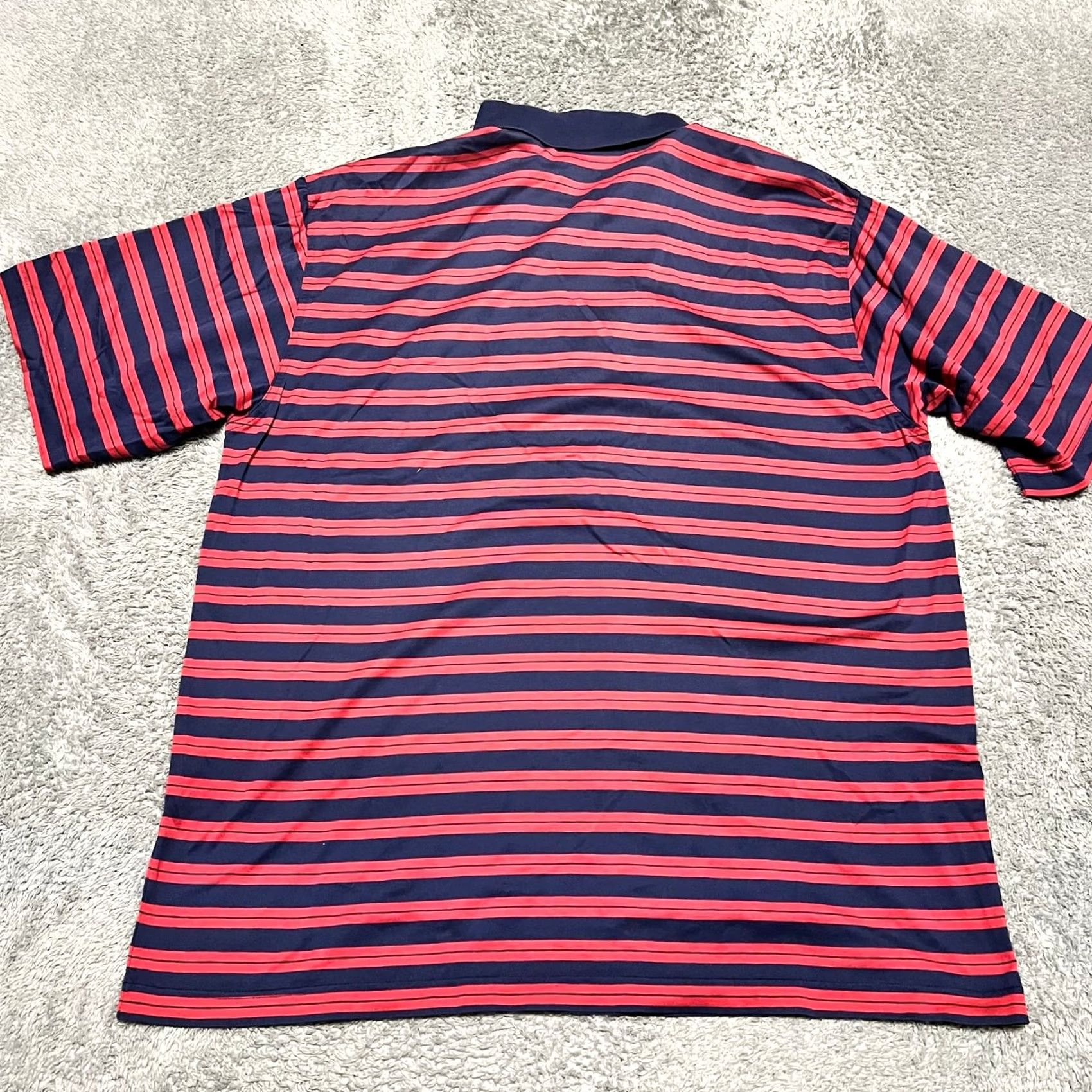 Vintage Masters Augusta National Polo Shirt Mens XL Red Blue Stripe Golf Size US XL / EU 56 / 4 - 3 Thumbnail