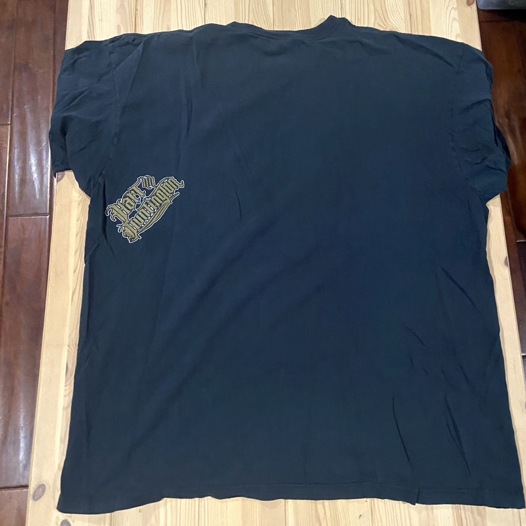Vintage Hart and Huntington T-Shirt Men's 2XL Black Short Sleeve Round Neck Cotton Logo Grunge All Seasons 2XL Mens Size US XXL / EU 58 / 5 - 2 Thumbnail