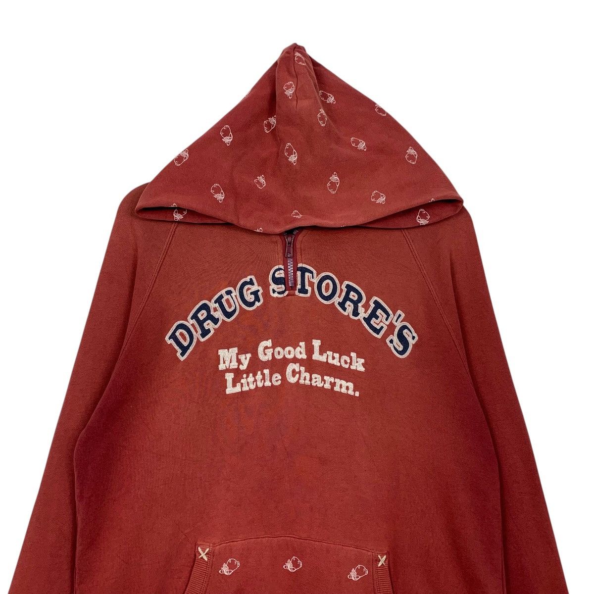 Japanese Brand Japanese Brand Drug Store's Big Logo Hoodie Size US S / EU 44-46 / 1 - 2 Thumbnail