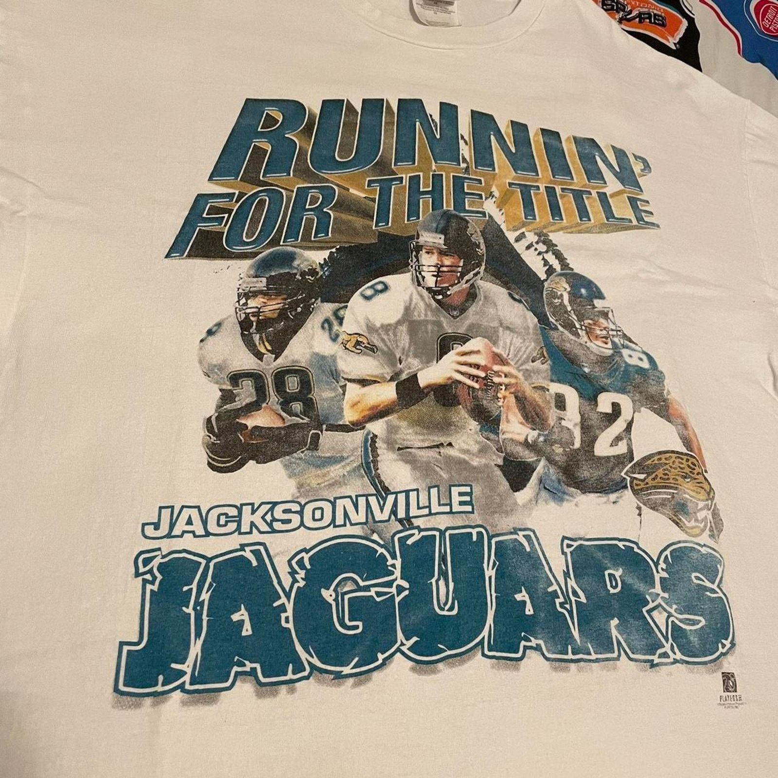 NFL × Pro Player × Vintage Vintage 90s NFL Jacksonville Jaguars Super Bowl Football Tee Size US XL / EU 56 / 4 - 3 Thumbnail