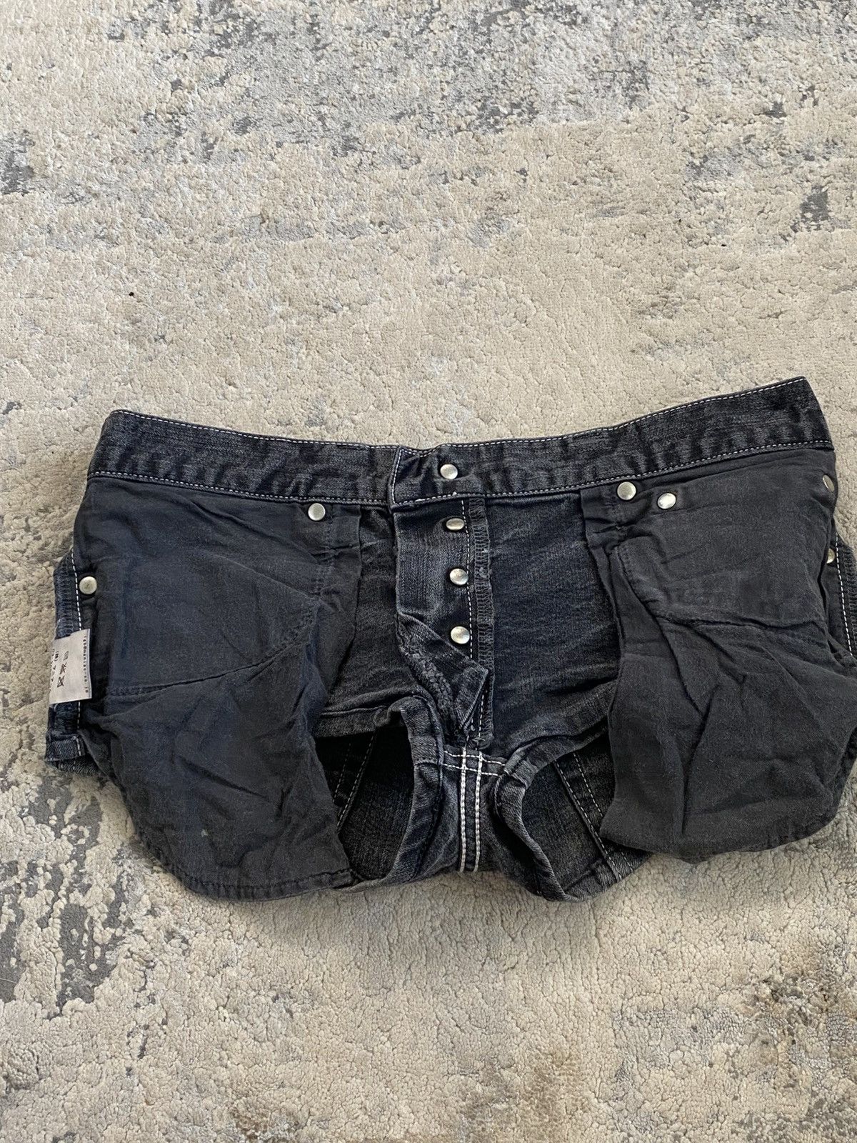 Le Grande Bleu (L.G.B.) LGB Womens Low-rise Denim Shorts Size 27" / US 4 / IT 40 - 5 Thumbnail