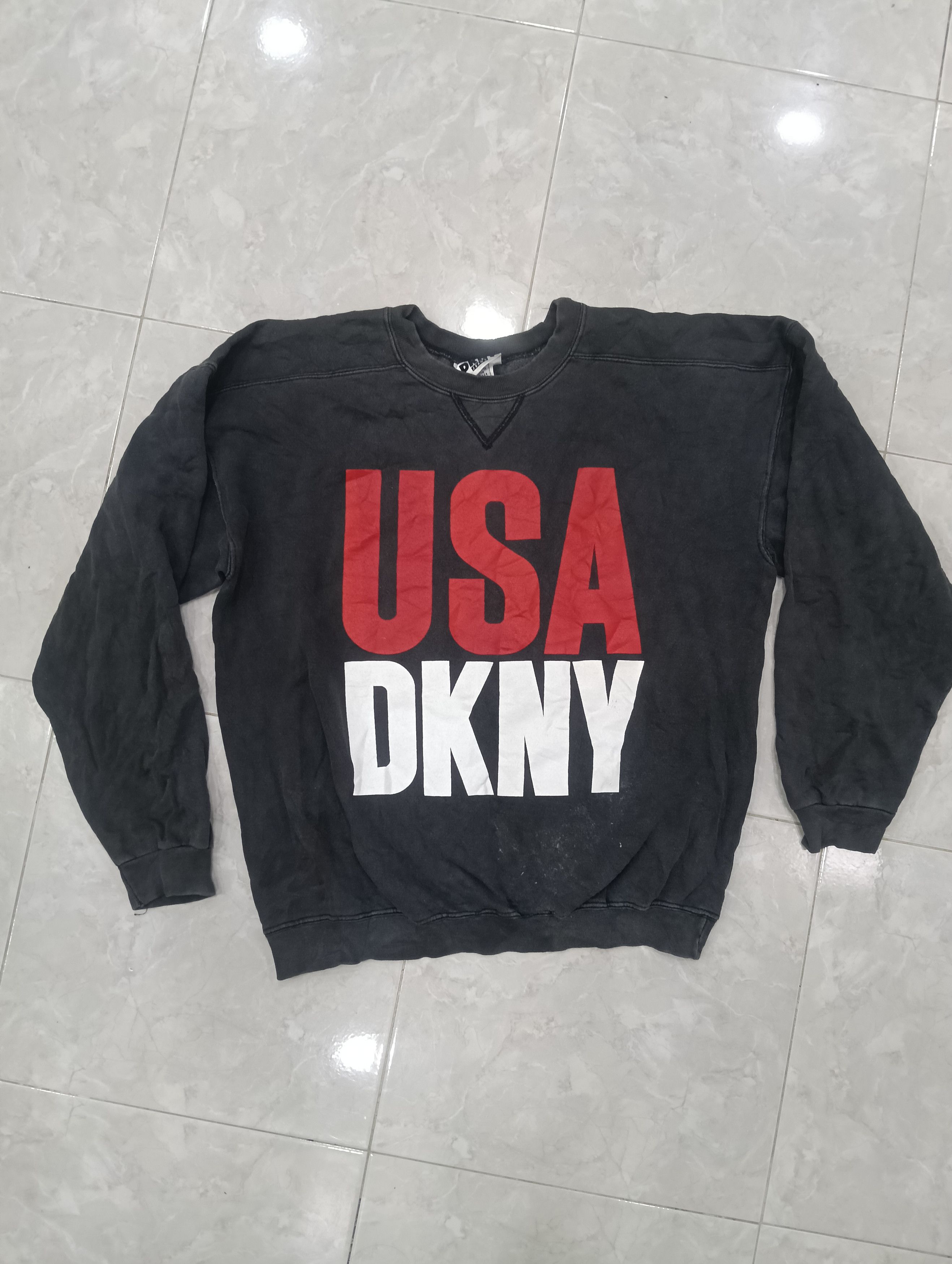 DKNY Vintage Spellout DKNY Sweat Size US XXL / EU 58 / 5 - 1 Thumbnail