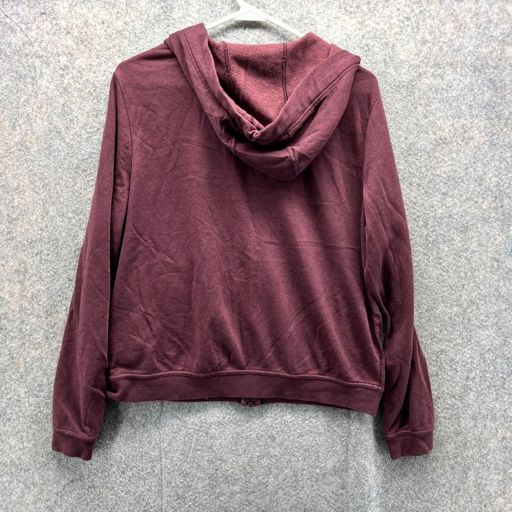 Nike Nike Hoodie Women M Burgundy Rally Full Zip Fleece Swoosh Jacket Size M / US 6-8 / IT 42-44 - 2 Thumbnail