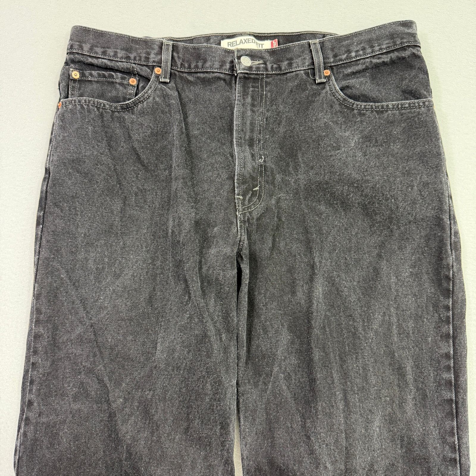 Vintage Vintage Levis 550 Jeans Men's 40x30 Black Straight Fit Size US 40 / EU 56 - 2 Thumbnail