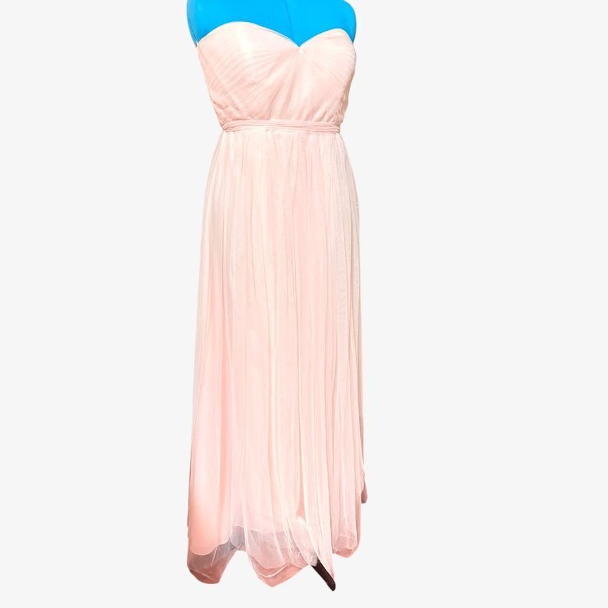 Other NEW Jenny Yoo Annabelle Gown Maxi Dress 18 Blush Pink Prom F Size XXL / US 16-18 / IT 52-54 - 2 Thumbnail
