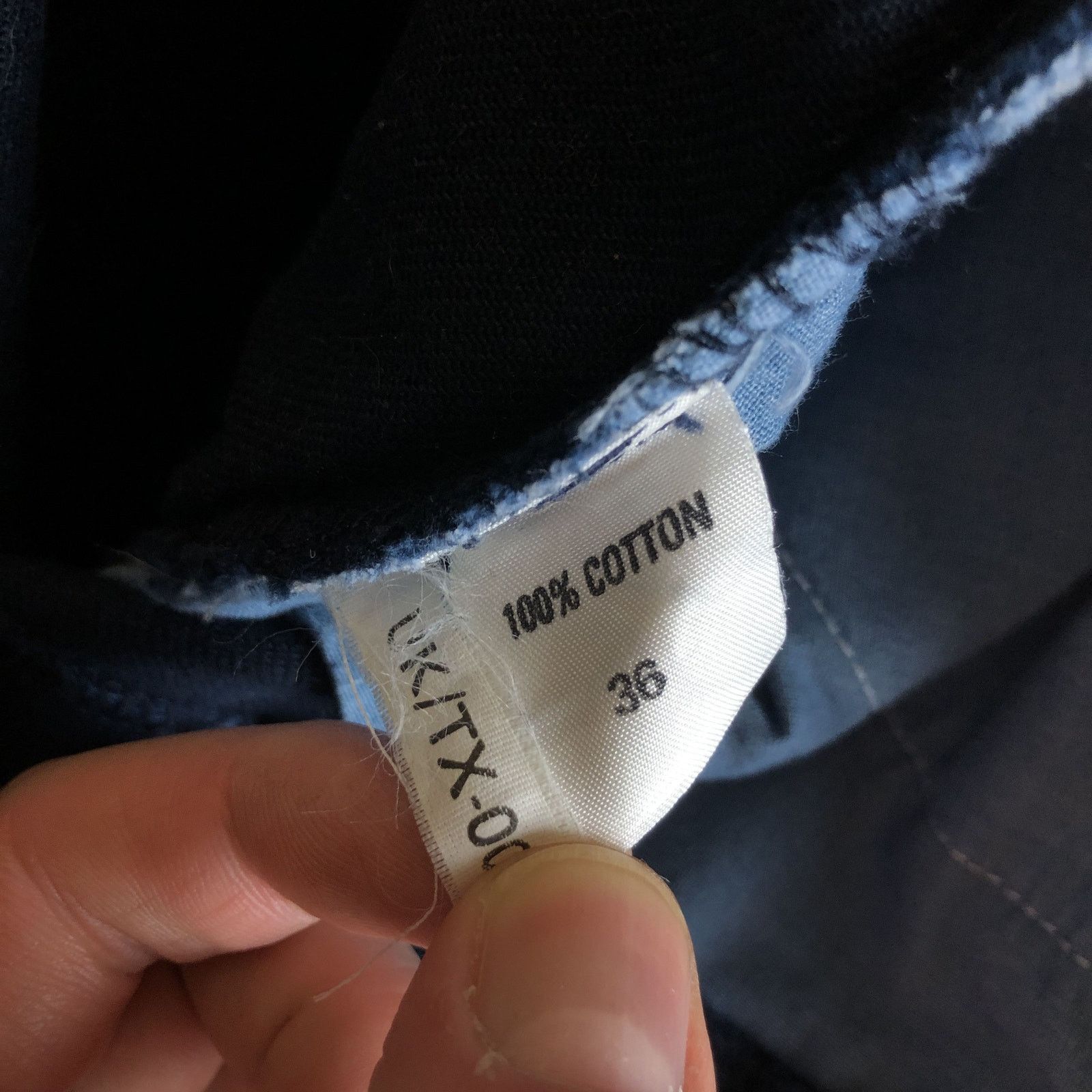 Yves Saint Laurent Vintage Yves Saint Laurent Baggy Jeans YSL Logo 36 Navy Size US 36 / EU 52 - 7 Thumbnail