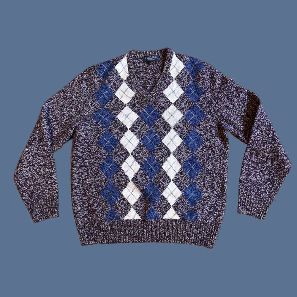 Brooks Brothers Brooks Brothers Italian Merino Wool Argyle Diamond Sweater Men’s L Multicolor Size US L / EU 52-54 / 3 - 1 Thumbnail
